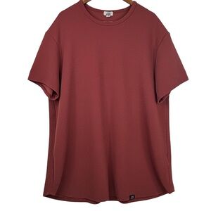 One Bone Rusty Reddish Coloured Short Sleeve Crew Neck Relaxed Fit Tee Shirt 2XL